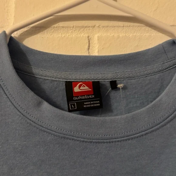 NWT Quicksliver Men’s Crewneck Sweatshirt - Picture 3 of 5